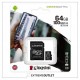 KINGSTON CANVAS SELECT PLUS 64 GB MICROSD CLASE 10