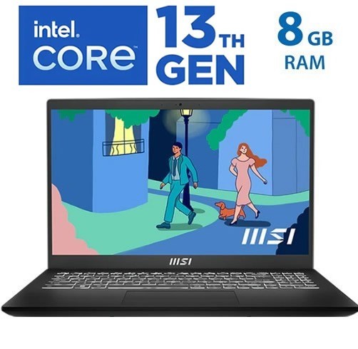 MSI Modern 15 B13M - i5 1335U - 8GB - Negro