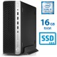 Mini PC HP ProDesk 600G4-I5 8600T-16GB-SSD-teclado y mouse