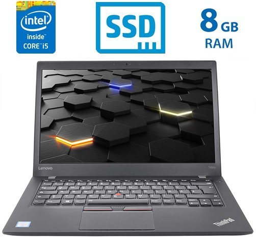 LENOVO THINKPAD T460s - CORE I5 6300U - 8GB- SSD