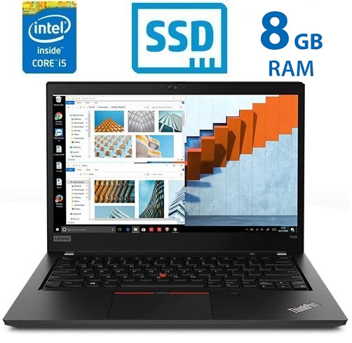 LENOVO THINKPAD L490 -  CORE I5 8265U - 8GB-SSD - 14''