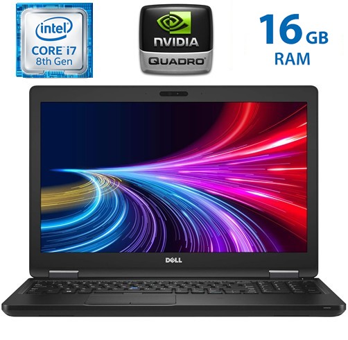 Laptop DELL Precision 3530 i7 8750H-16GB-NVIDIA Quadro P600