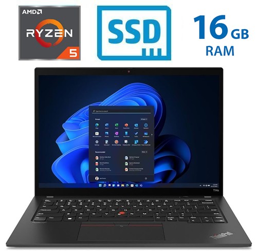 Lenovo ThinkPad T14s -AMD Ryzen 5 PRO 4650U -16GB -SSD