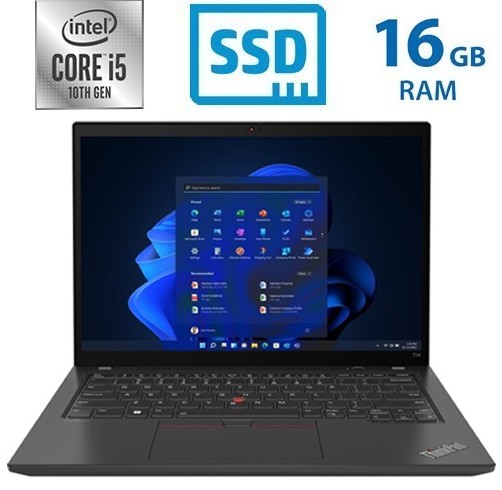 LENOVO THINKPAD T14 - i5 102110u - 16 RAM- touch