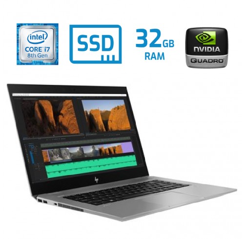 HP Zbook Studio G5 i7 8850H 32GB DDR4 512GB 15.6" NVIDIA Quadro P1000 4GB