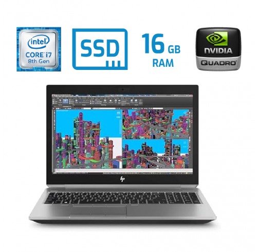 HP Zbook 15 G5 i7 8850H 16 GB DDR4 512GB 15.6" NVIDIA Quadro P1000 4GB