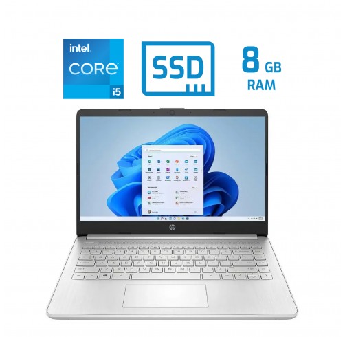 Laptop HP 14dq5014la  i5-1235U - 8GB DDR4 - 256GB SSD - 14"