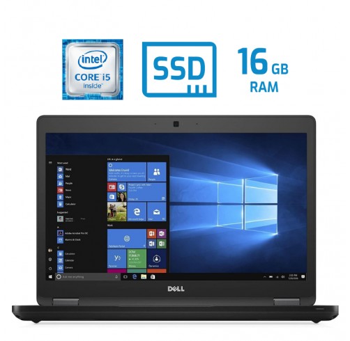 Dell Latitude 5480 i5 6300U 16GB DDR4 256GB 14"