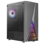 Case Aerocool Delta RGB - Negro - Delta-G-BK-v1