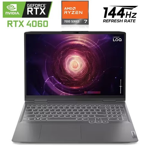 1 OU-LP1284-49502 Lenovo LOQ 15APH8 - R7 7840HS - 16 GB - 512 GB SSD - RTX 4060 - Imagen 1