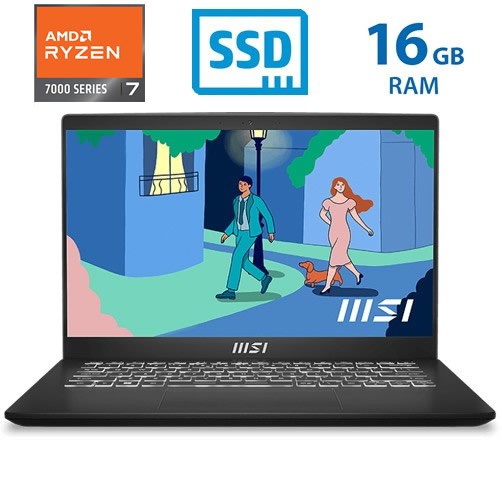 1 OU-LP1705-58837 MSI Modern 14 C7M - Ryzen 7 7730U - 16 GB - Imagen 1