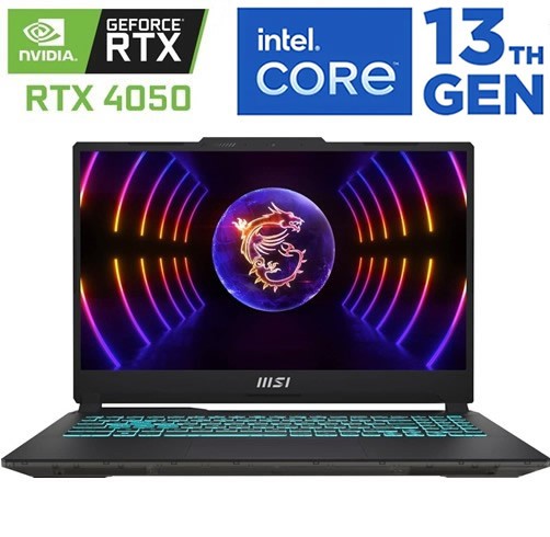 1 OU-LP1710-62173 MSI Cyborg 15 A13VE - i5 13420H - 16 GB DDR5 - RTX 4050 6 GB - 512 GB SSD - Imagen 1