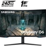 Samsung Odyssey G6 G65B - 27" - 1Ms - Curvo 1000R - AMD FreeSync