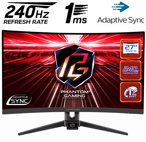 1 OU-MT2405-65645 Asrock PG27F15RS1A - 27" - FHD- 240Hz - 1ms - Imagen 1