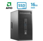 HP EliteDesk 705 G3 - 16GB DDR4 - 480GB SSD