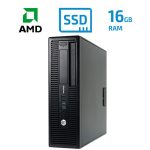 HP EliteDesk 705 G3 SFF - 16GB DDR4 - 480GB SDD