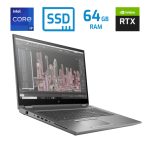 HP ZBook Fury 17 G8  i9 11950H 64GB DDR4 512GB 17.3" NVIDIA RTX A3000 6GB