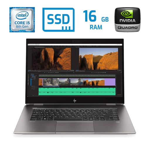 img_LPU5099 32 HP Zbook 15 G5 i5 8850H 16GB DDR4 512GB 15.6" NVIDIA Quadro P1000 - Imagen 1